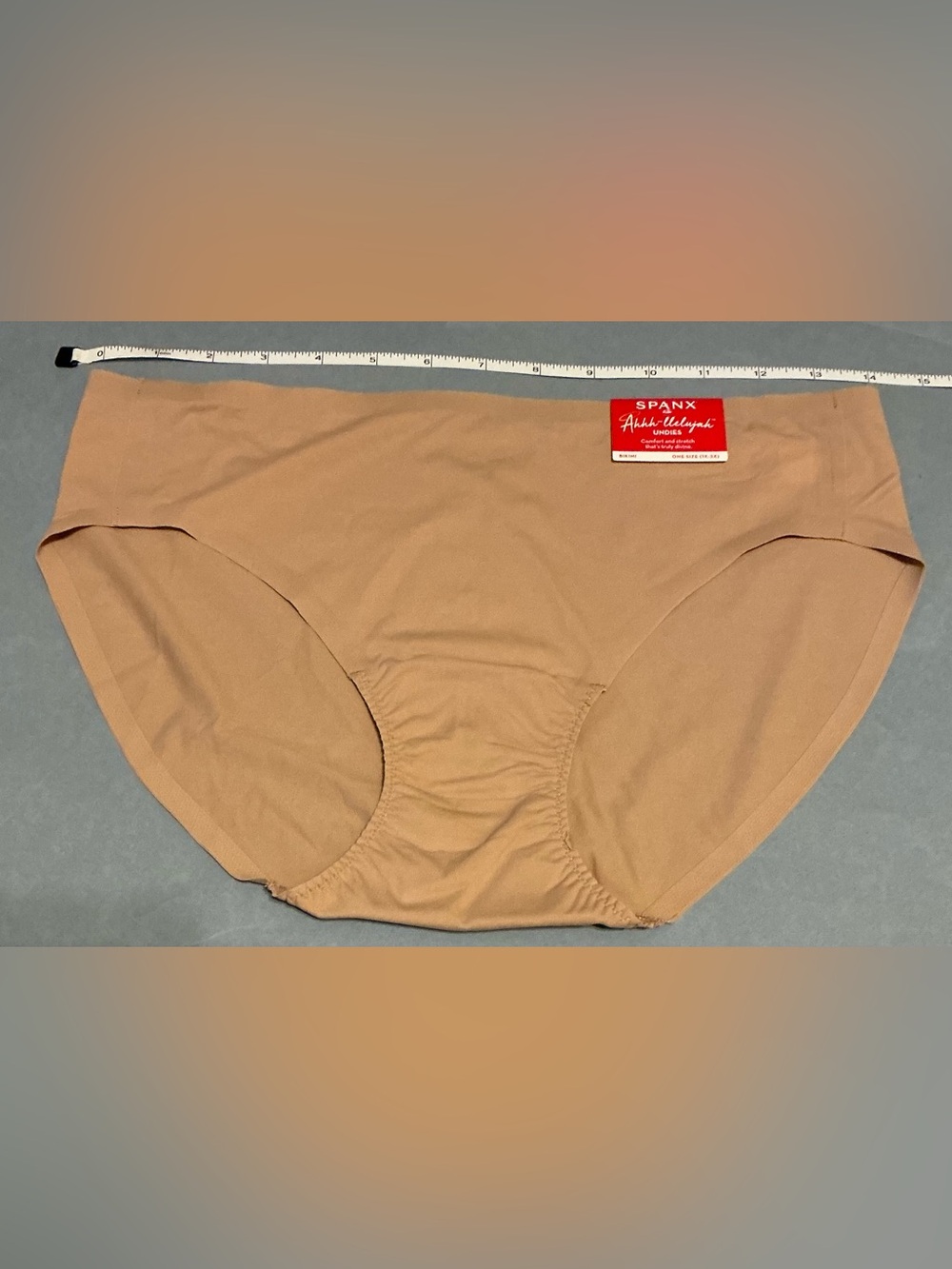 SPANX Ahhh-llelujah Bikini Brief in Nude one size plus (1X-3X) brand new